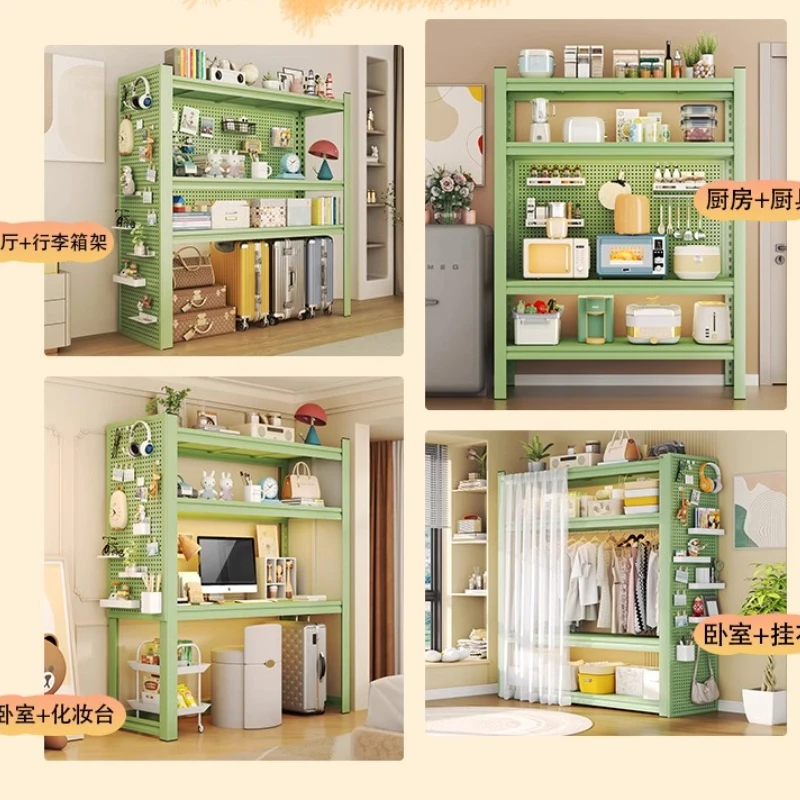 Simple Shelf Storage Steel Plate Storage with Holes