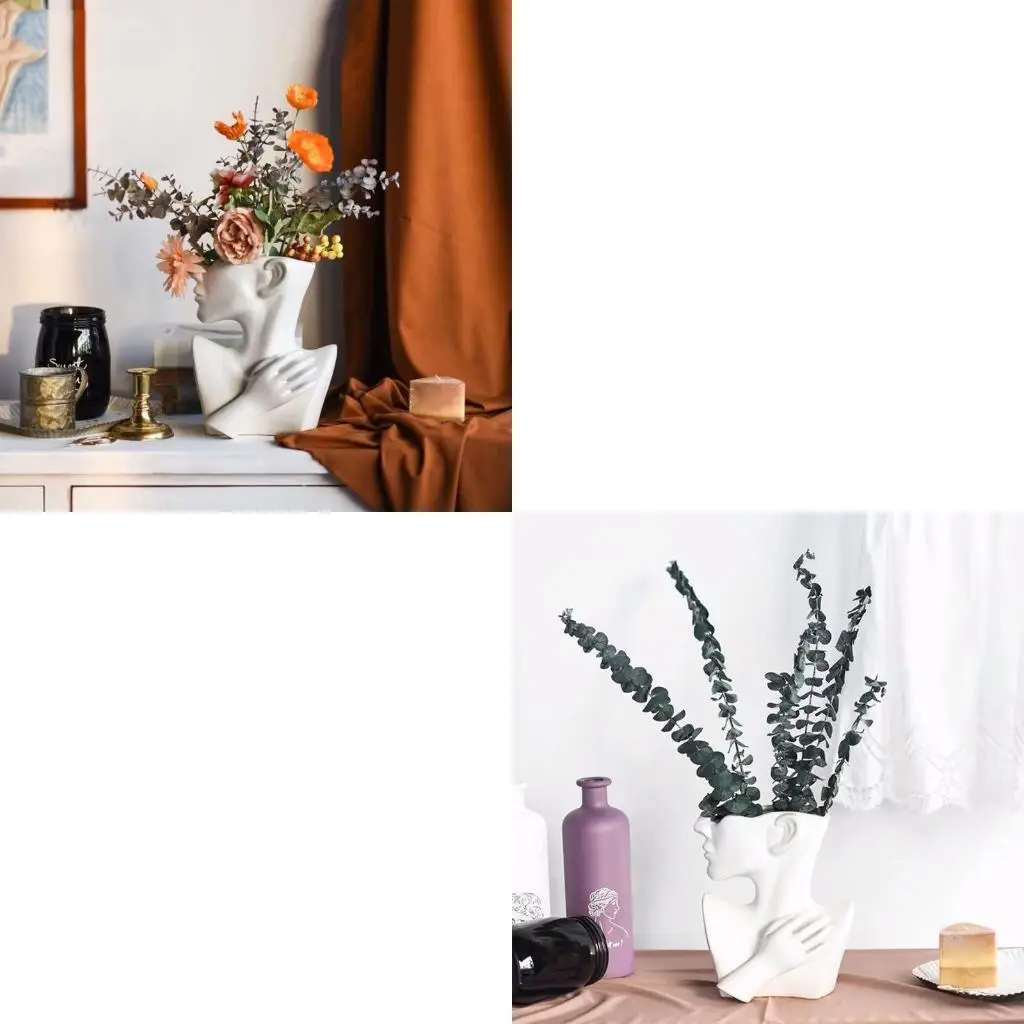 

Half-body Human Body Vase Silicone Pot Mold Flowerpot Clay Cement Plaster Mold DIY Home Garden Flower Pot Mold