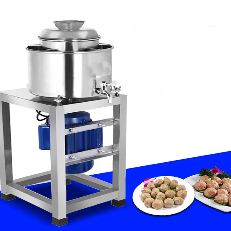 Commercial High Efficiency Grinding Pulp Beater Blender Fishball Meatball Beating Machine for Food Shop