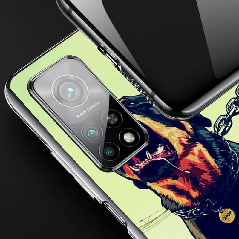 Rottweiler Dog Cover Phone Case For Xiaomi Redmi Note 13 12 11 10 Pro Plus 12S 11S 11T 11E 10S 9 9S 8 8T 7 Soft Fundas Shell