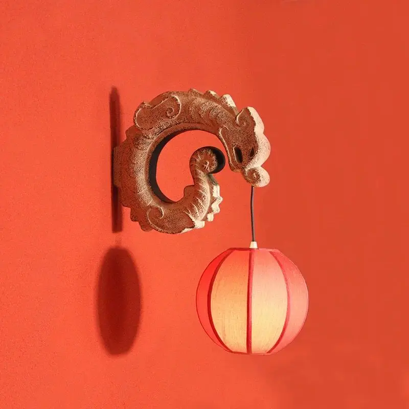 

Chinese antique wall lamp hotel entrance living room corridor stair classical wall decoration wall lamp free shipping