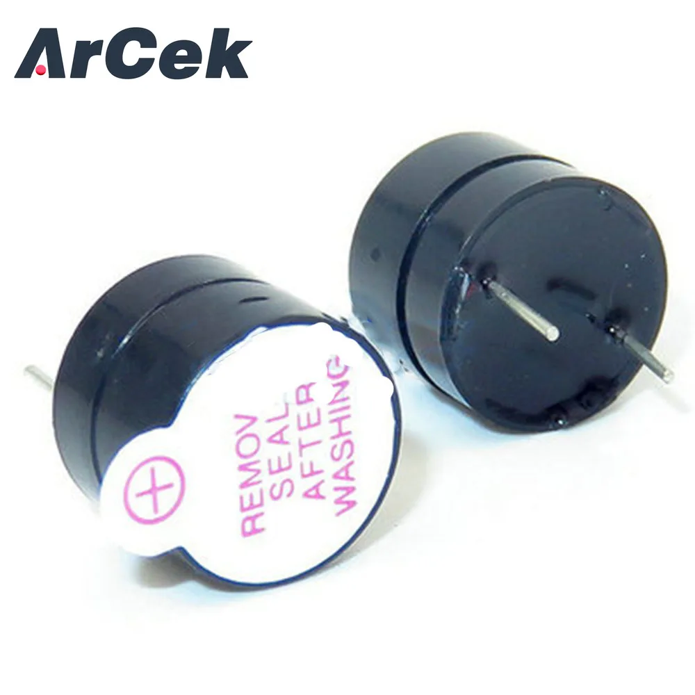 10pcs 3v Active Buzzer Magnetic Long Continous Beep Tone 12*9.5mm