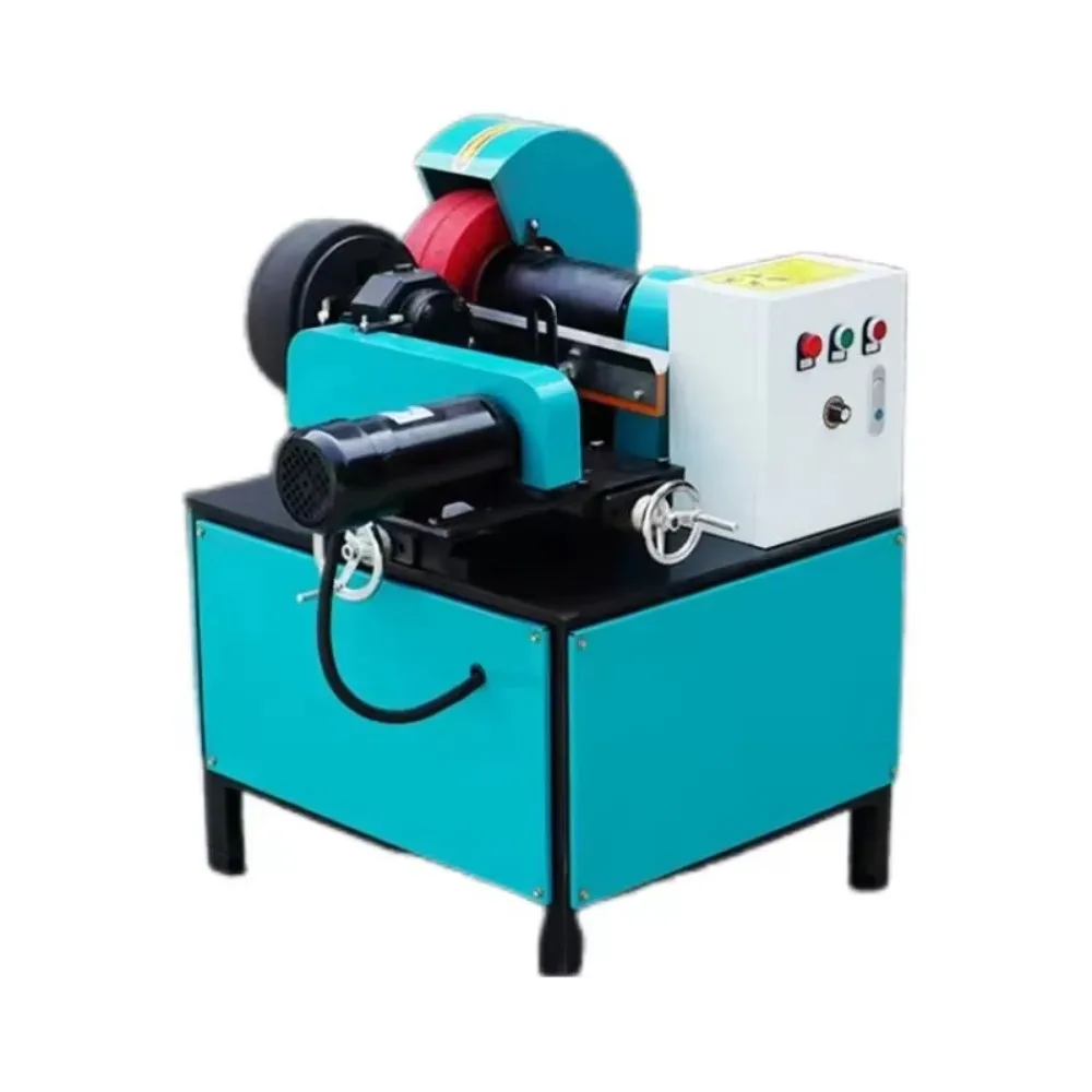Automatic Outer Circle Polisher Metal Round Tube Drawing Machine For Steel Pipe Rust And Oxide Skin Cleaning