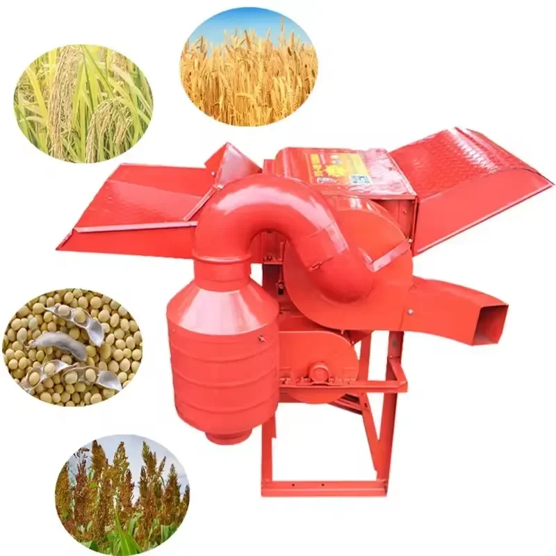 Industrial Wheat Thresher Grain Paddy Oat Pepper Lentils Sunflower Green Bean Thresher