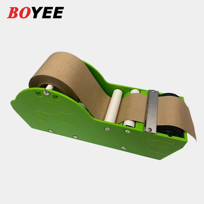 

Водный активный клейкий диспенсер для ленты из крафт-бумаги с покрытием, резак для ленты из крафт-бумаги для доставки картонных коробок и упаковок