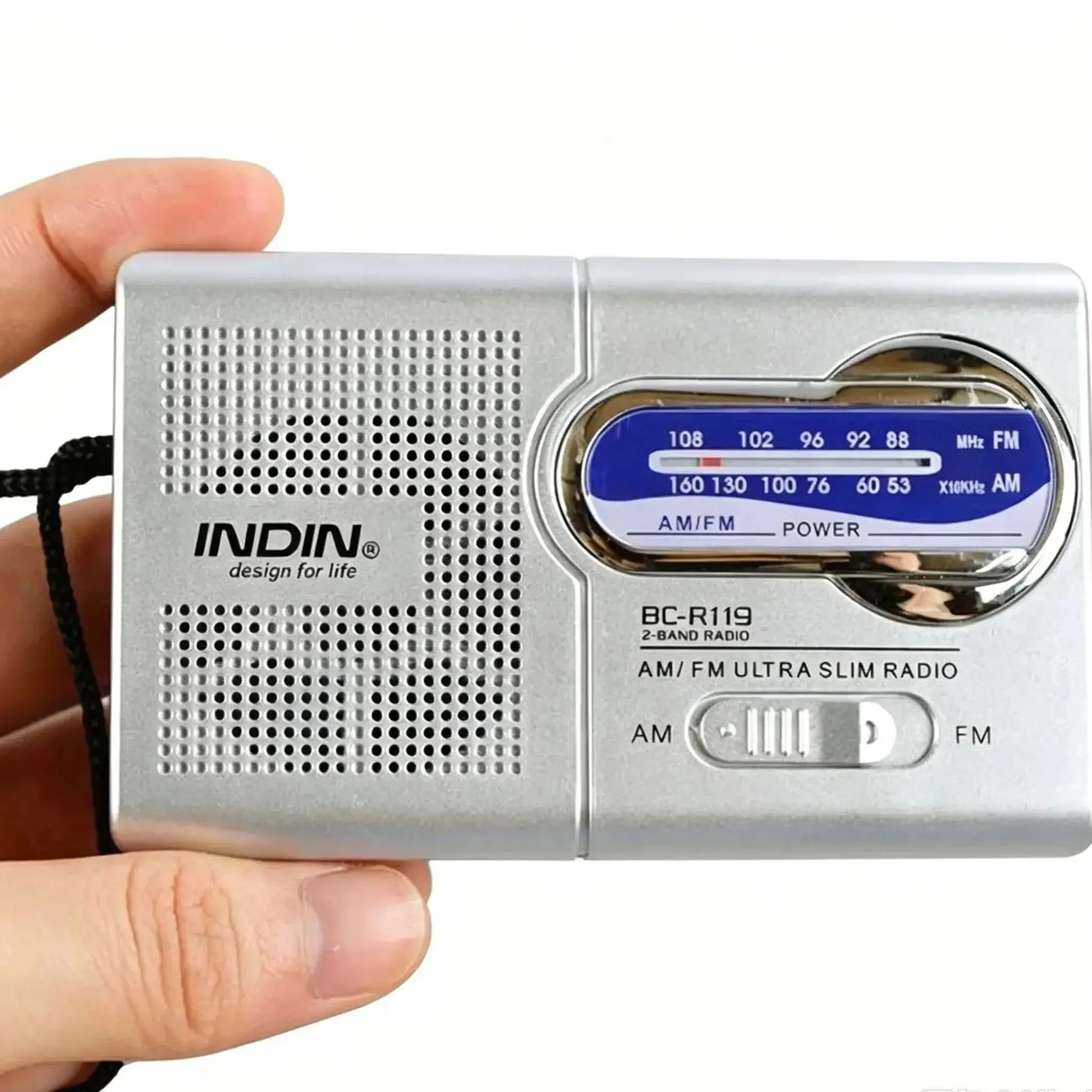 2AA Battery Operated Portable AM/FM Shortwave Emergency Radio with Speaker And Headphone Jack for Indoor & Outdoor Camping Survi