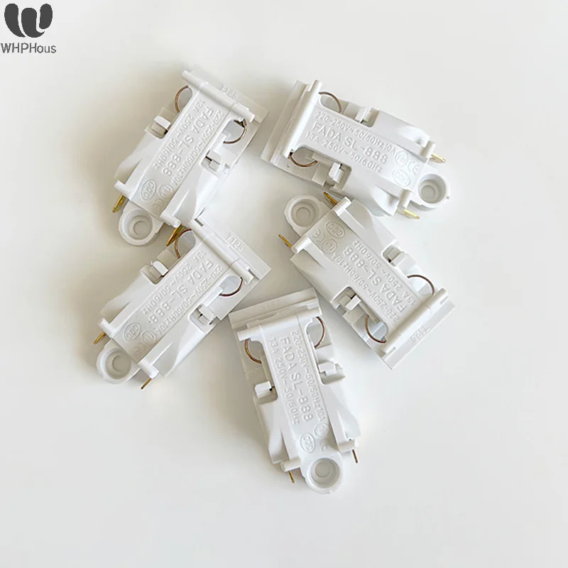 5Pcs Electric Kettle Switch Accessories 16A White High Power Temperature Control Automatic Outage Handle Key Switch