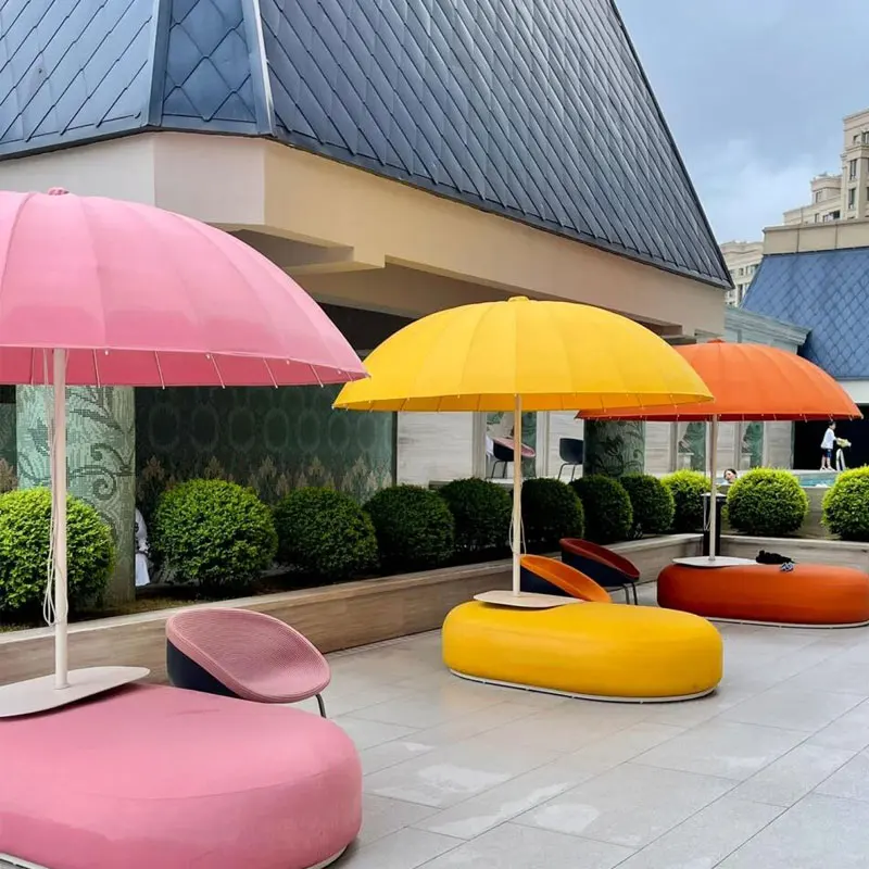 Paraguas de setas para exteriores Cafe Hotel