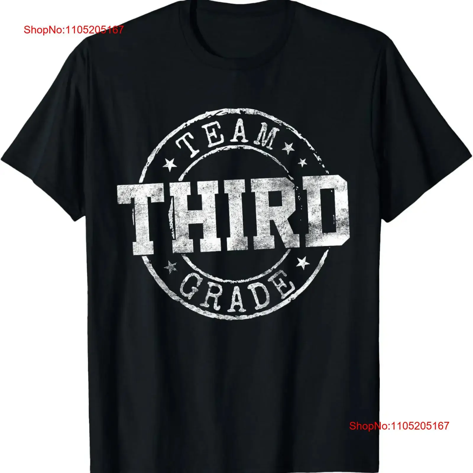 تي شيرت من الدرجة الثالثة Dream Team 3rd First Day of School Teacher تي شيرت عتيق مغسول كاجوال مريح وجيد التهوية ناعم للرجال #1