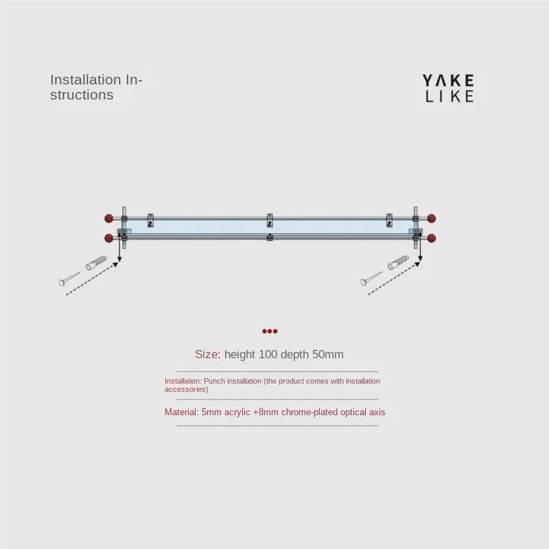 MOMO الاكريليك المحور البصري مجلة الرف باوهاوس مصمم نمط حائط الخلفية الديكور الحائط رف شاشة كتاب #5