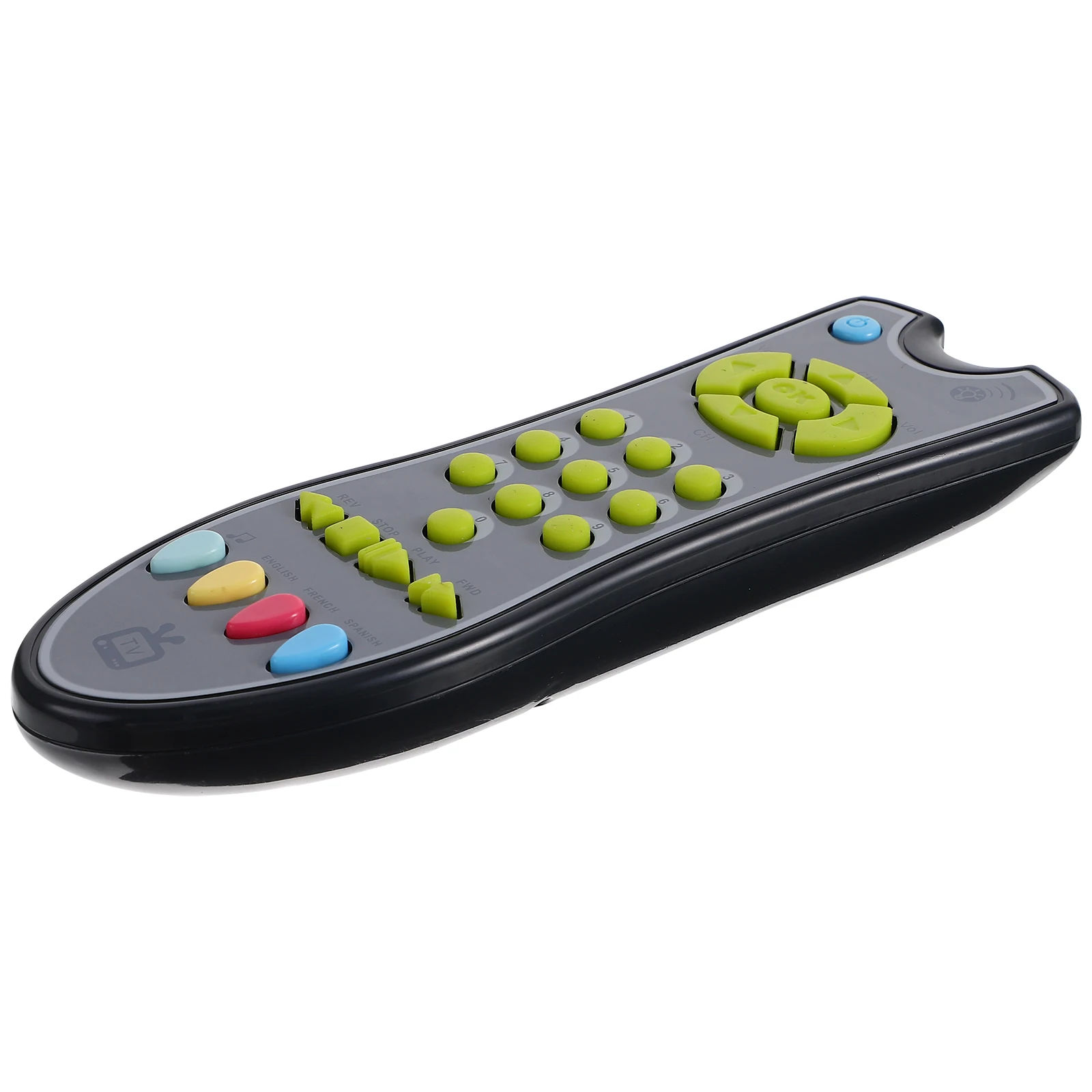 

Emulated Remote Control Grey Baby Toy Simulation RC Kids Remote Control for Toddlers 1 3 Sensory Development Practical Ability