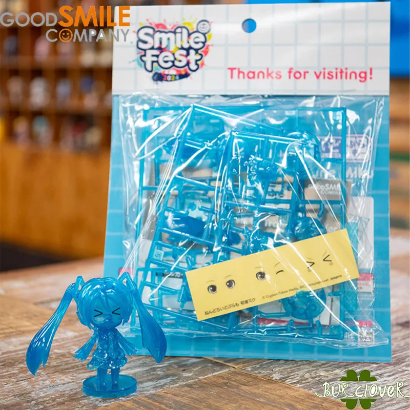 

Goodsmile Company Genuine NENDOROID PLAMO Hatsune Miku Translucent Ver. Anime Action Figure Assembly Model Toys Collectible GSC