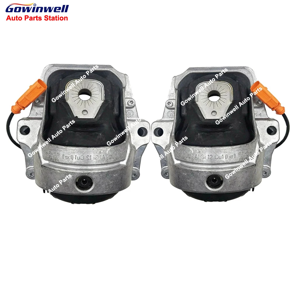 

Pair of 2pcs Engine Mount Motor Support with Sensor For Audi A4 A5 Q5 B8 8R 1.8T 2.0T 2008-2012 8R0199381AL 8R0199381E