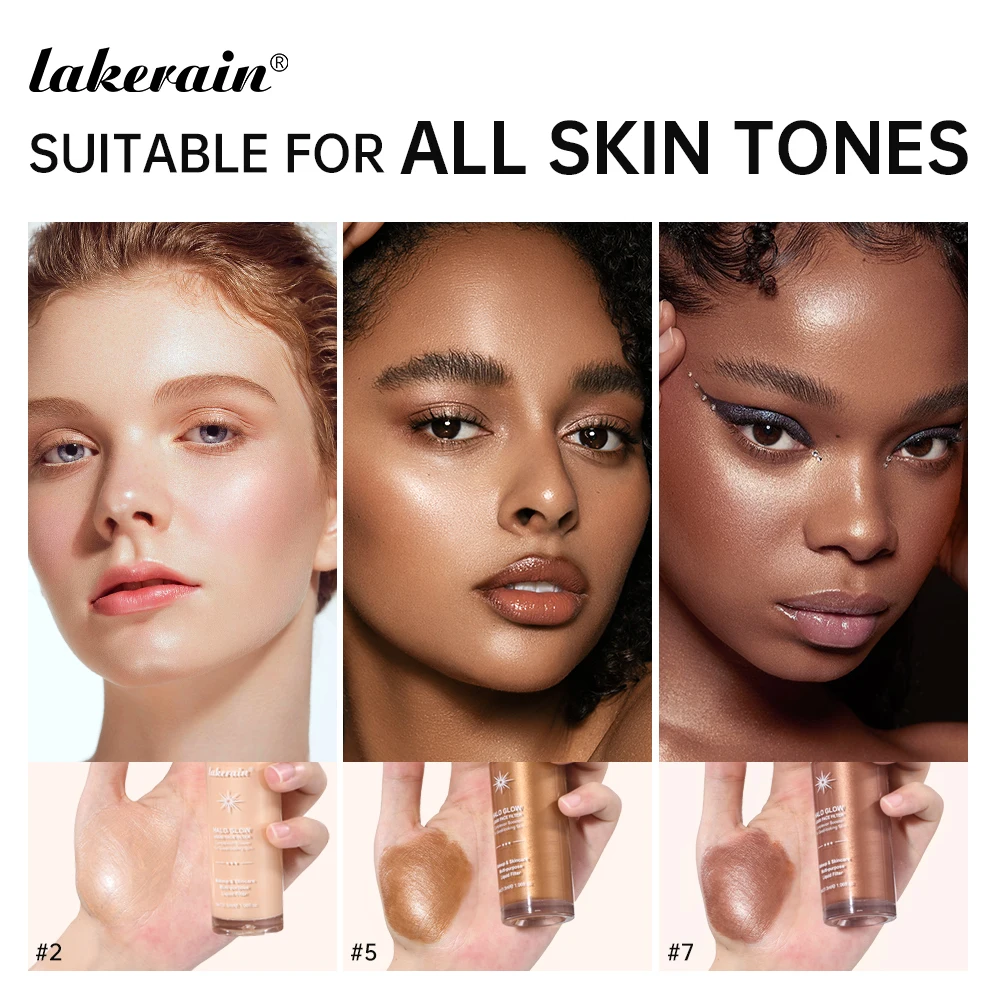 2 IN 1 スキンケア＆プライマー リキッドハイライター フェイスコントゥアリング モイスチャライジング ブライトニング スキントーン ブロンザー グロウ ボディ＆フェイスメイクアップ