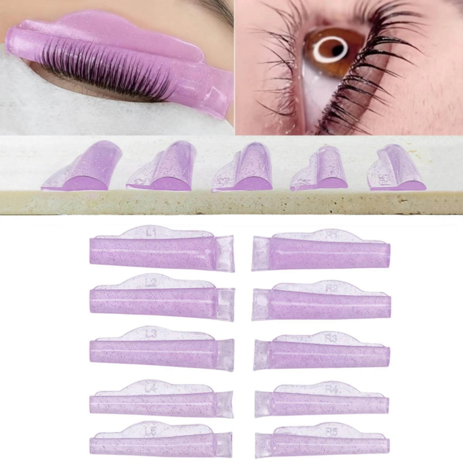 Libeauty Free Silicone Eyelash Perming Lash Lift Shield Lifting Eyelash Curler Eeyelash Curling Iron Accessories Makeup Tools