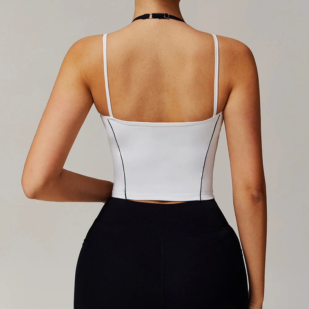 حمالة صدر رياضية قابلة للتنفس للنساء، حمالة صدر للياقة البدنية مضادة للعرق، حمالة صدر لليوجا مقاومة للصدمات، حمالة صدر رياضية عالية القوة، حمالة صدر للتمرين في صالة الألعاب الرياضية #3