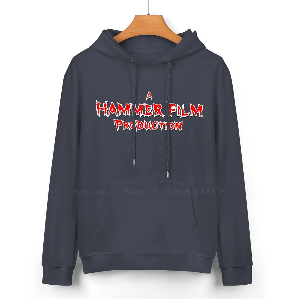 Hammer Films Logo-Brides Of Dracula Pure Cotton Hoodie Sweater 24 Colors Hammer Films Peter Cushing Dracula Classic Horror 100%