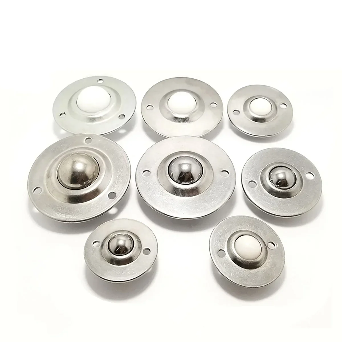 CY-12/16/19/22/25/30/38B Universal Ball Transfer Caster Wheel Ball Bearing Conveyor Roller Caster Furniture Desk Cabinet DIY