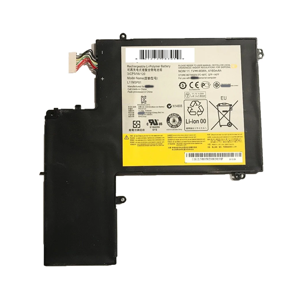 Imagem -03 - Lenovo-bateria Original do Portátil L11m3p01 11.1v 46wh Lenovo Ideapad Ultrabook U310 pc Portátil Icp5 56 120 Brand New