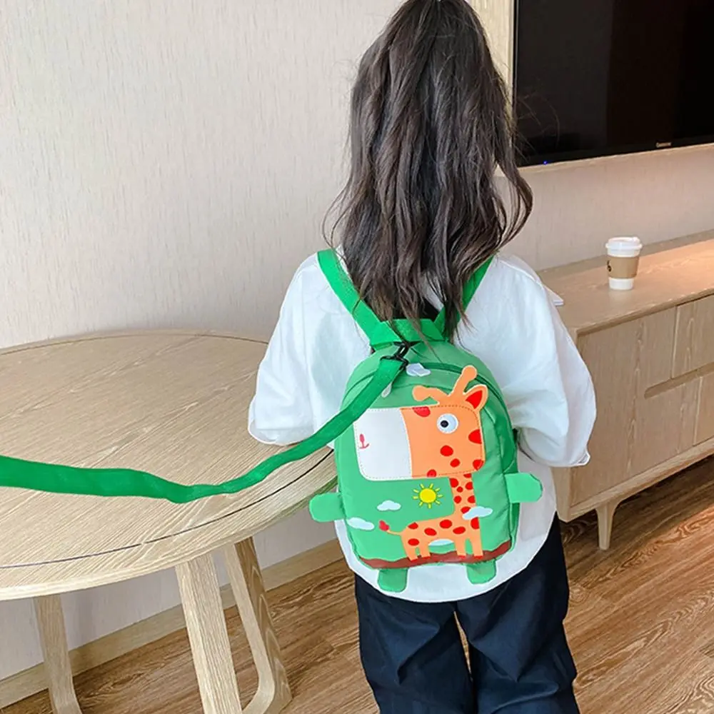 

Fashion Lovely Summer Giraffe Outdoor Nylon Children School Bag Baby Backpack Anti-Lost Backpack Kids Animal Backpack