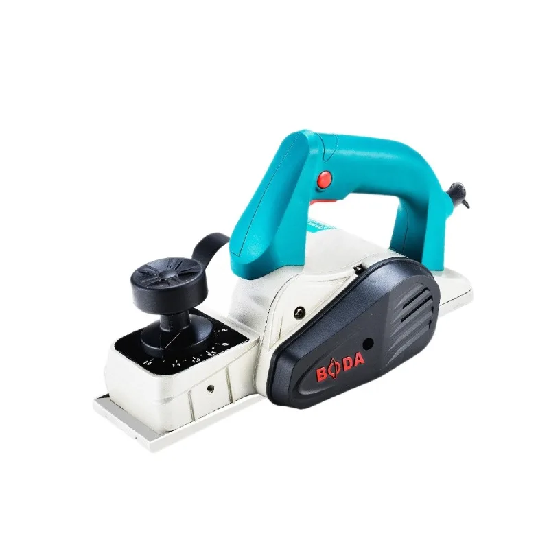 82mm Electric Hand Planer, Pure Copper Motor, 0-2mm Adjustable Depth with 0.1mm Precision, For Woodworking & Cutting Boards