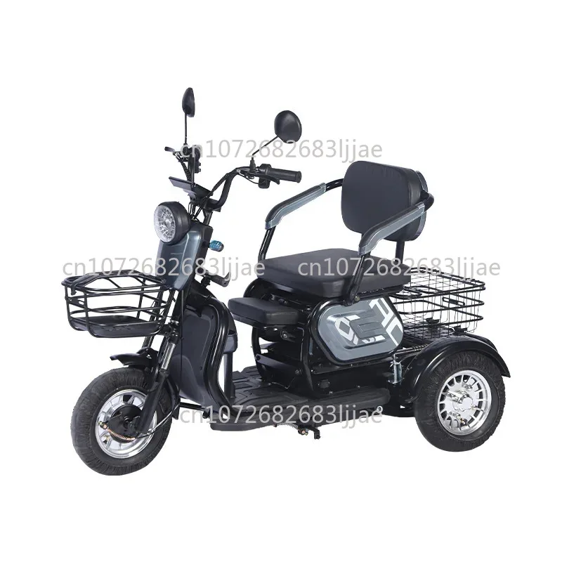 600W Three-whee Electric Vehicles Adult Elderly Scooters Adult Electric Tricycle Range  35km 3 Wheel Scooter