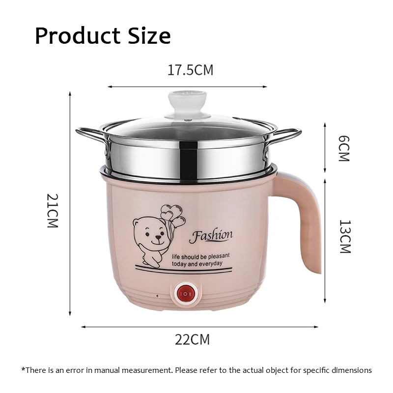 Student dormitory multifunction electric cooking pot for cooking noodles Electric Rice Cooker Machine kitchen acceesories