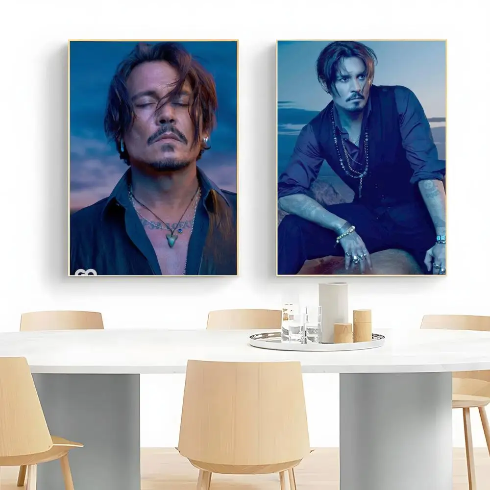 American Television Actor J-Johnny Depp Poster Wall Art Print Poster Decorative Mural Home Decor Gift Unframed