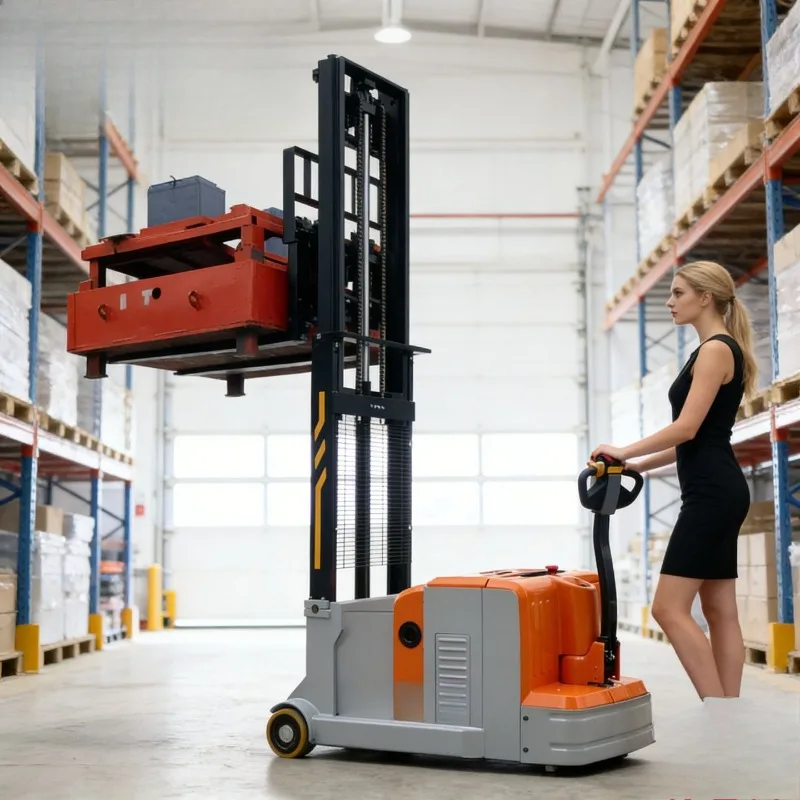 CDD1300 legless electric forklift counterweight stacker automatic stacker