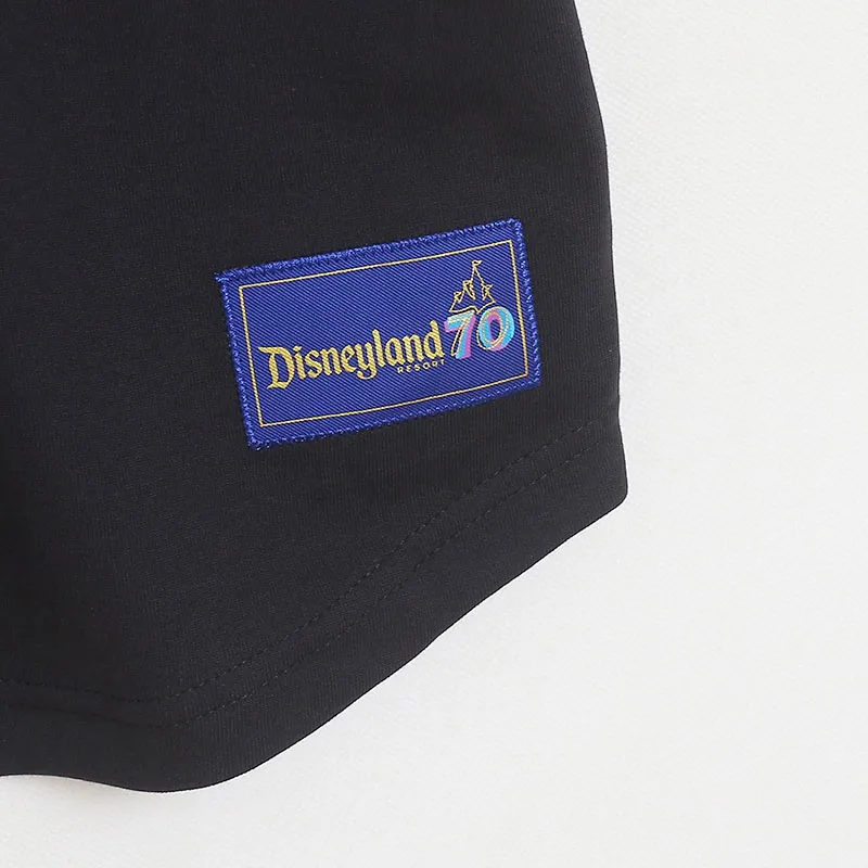 ديزني 70th الذكرى التطريز تي شيرت ديزني لاند عادية فضفاض القطن جيرسي البيسبول التي شيرت المرأة الكرتون المحملة للجنسين