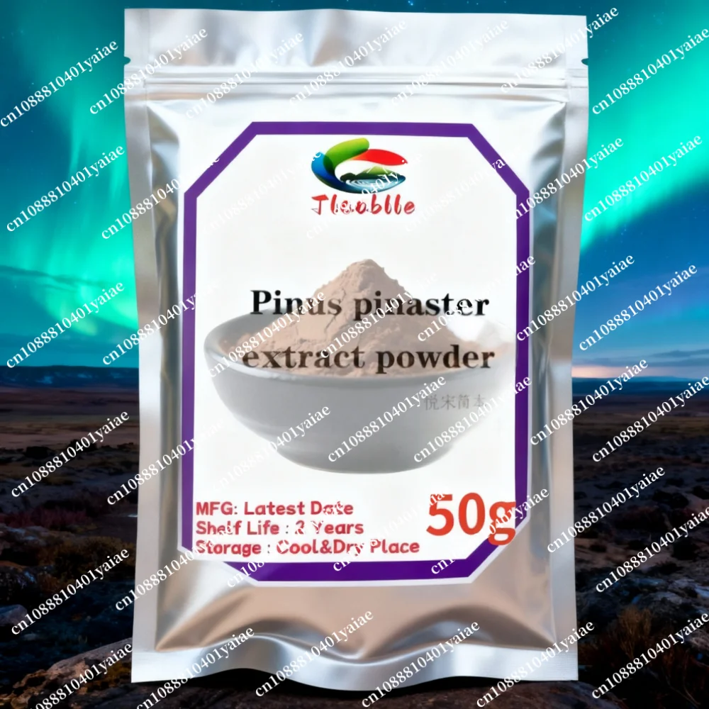 Gran oferta de polvo de extracto de corteza de Pinaster de Pinus, polvo de extracto de pino costero para blanquear y pecas, antioxidante, envío gratis