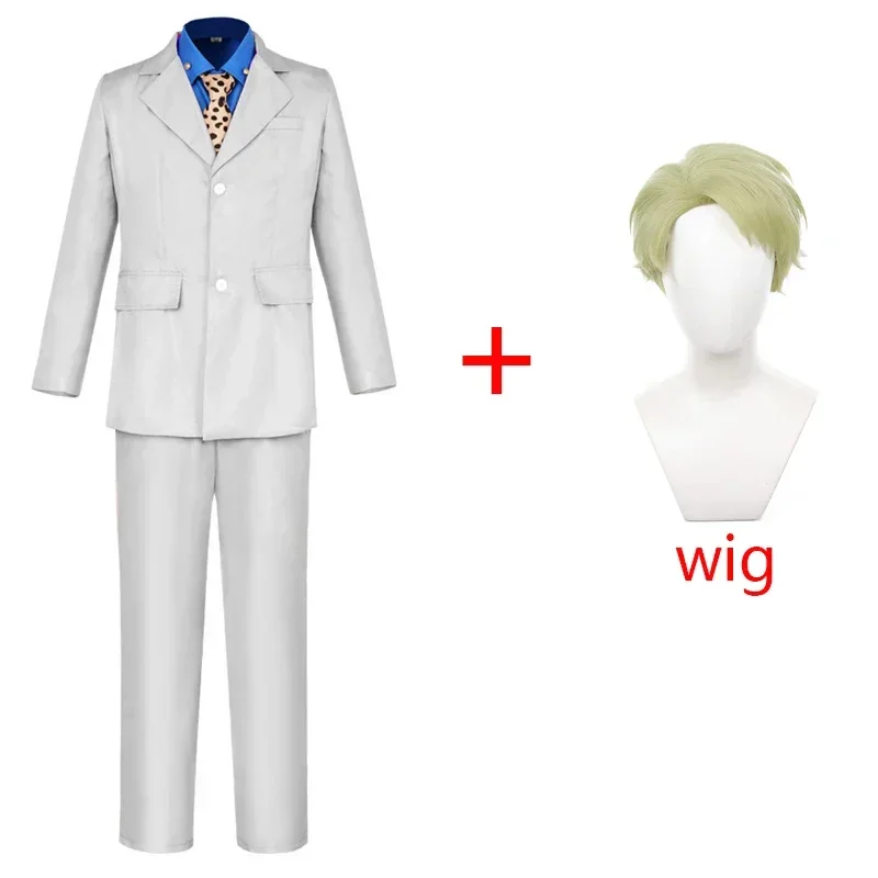 Disfraz de Cosplay de Nanami Kento, incluye uniforme, camisa, corbata, pantalones, uniforme de Nanamin para Halloween, Anime Comic Con, trajes de Kento Nanami