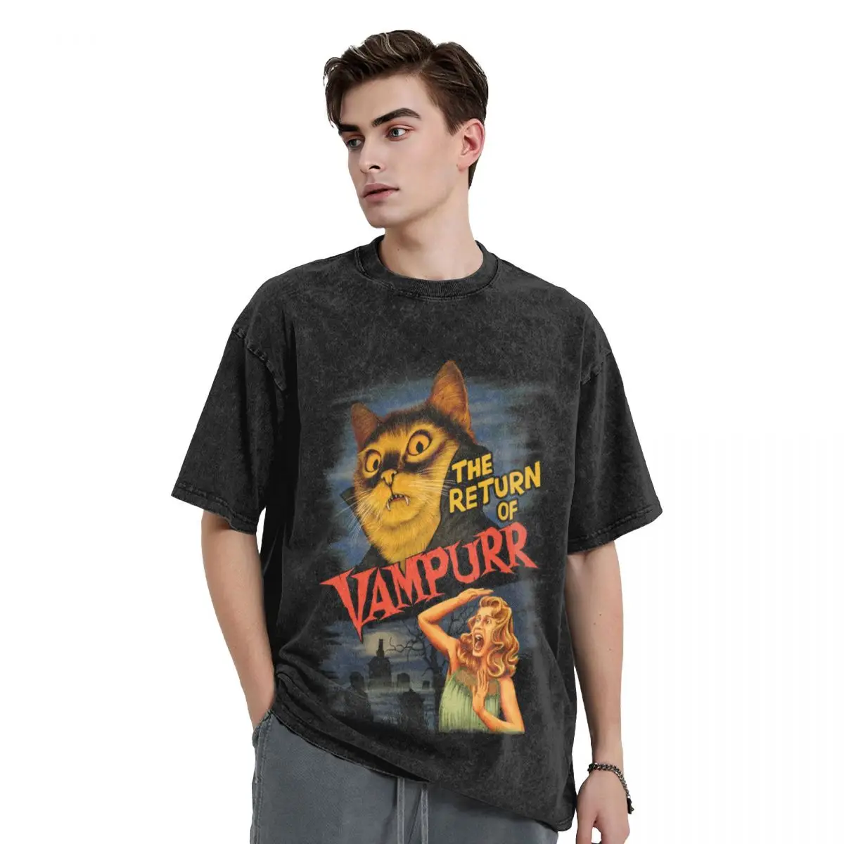 The Return of Vampurr T-Shirt graphics customs oversized t shirts for men