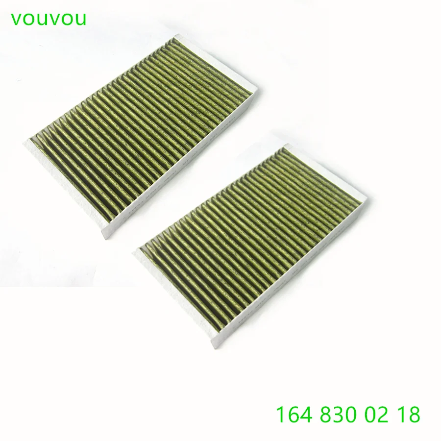 

VOUVOU Car accessories Activate A/C cabin air filter 164 830 02 18 for Mercedes-Benz ML-class W164 ML 320 350 500 R251 R280 R350