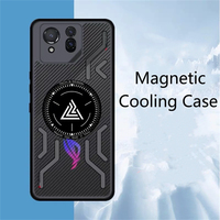 Magnetic Cooling Case For ASUS ROG Phone 9 8 Pro Case Matte Transparent Back Cover For ROG 8 9Pro Phone8 Shockproof Bumper