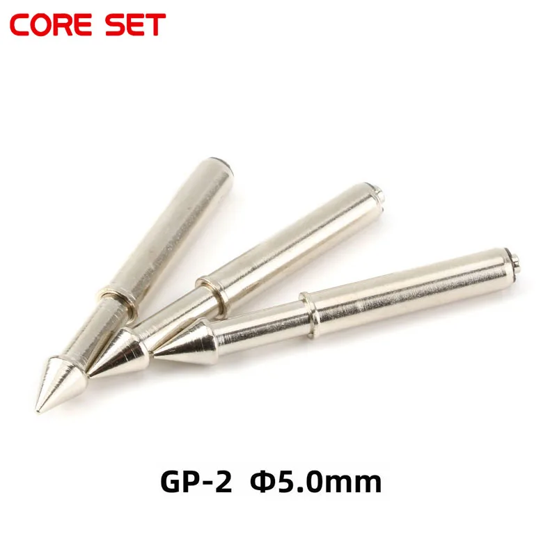 5Pcs GP-2 UmbrellaShape Head Dia 6.0mm Spring Positioning Pin 44mm Iron Nickel Plated Test Probe PCB CircuitBoard Tool Dowel