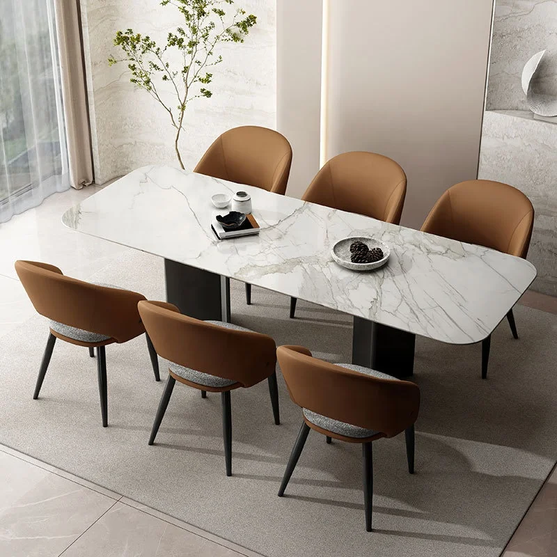 

*/ Modern Nordic Style New Design Velvet Fabric Cushion Leather Backrest Dining Chair For Home Hotel Or Apartment