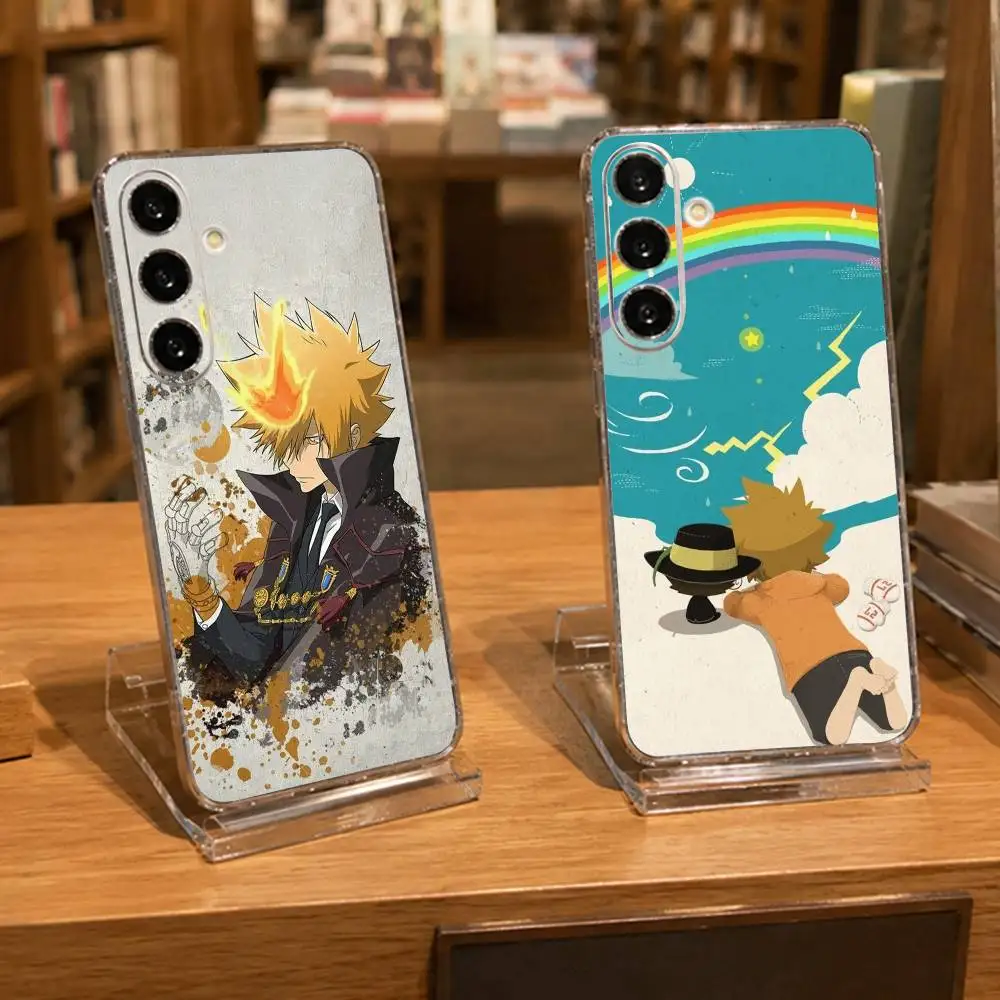 Hot R-Reborn! Katekyo Hitman Reborn  Clear Phone Case for Samsung A71, A70, A52, A51, A40, A30, A20