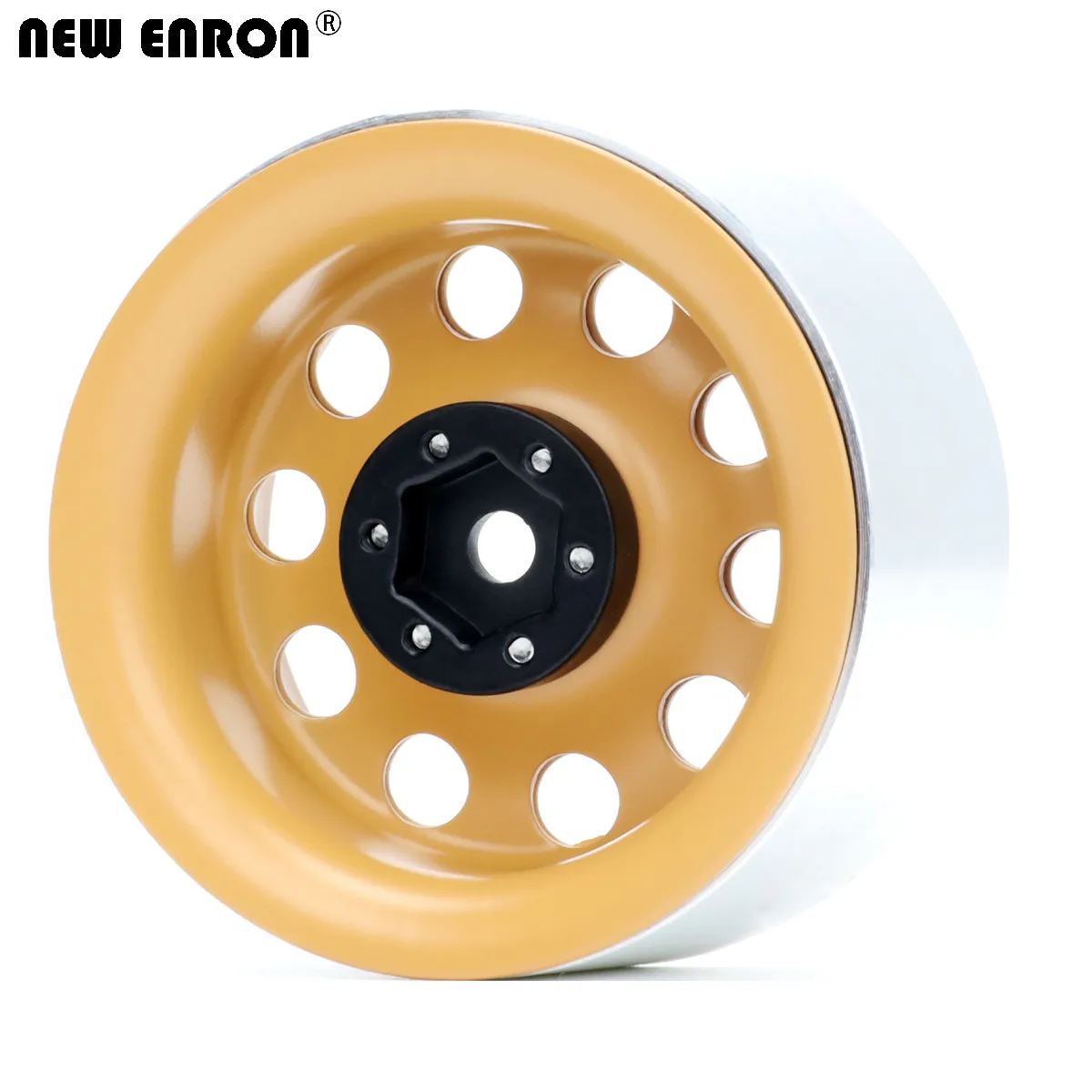 CNC المعادن 2.2 بوصة Beadlock جنوط عجلات محور ل RC صالح RC سيارة 1/10 12 مللي متر عرافة الزاحف الإطارات محوري SCX10 II RR10 الشبح TRX4 #4