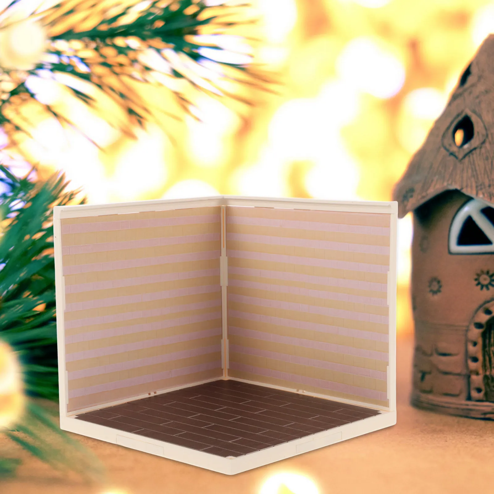 

Миниатюрный фон для кукольного домика DIY, 3D-декор для стен, реквизит для микроландшафта, декоративные аксессуары для мини-домиков