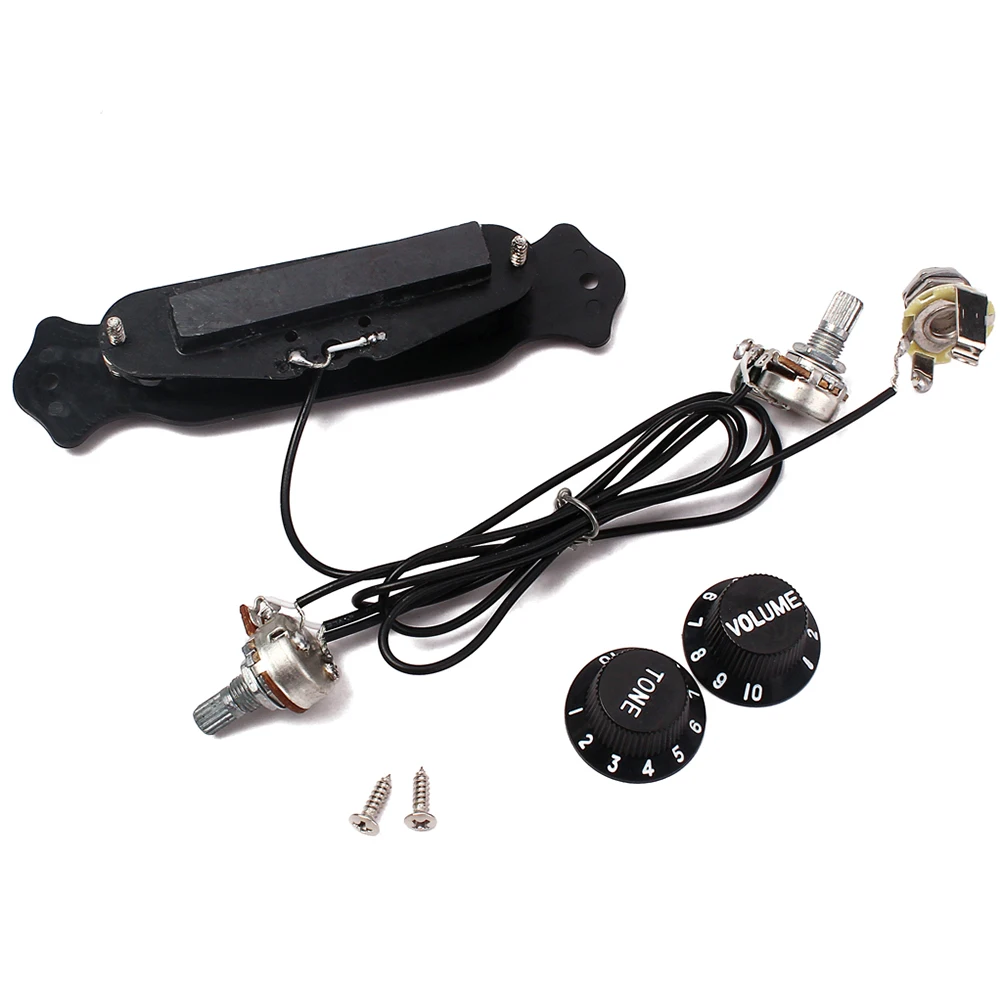 

Soundhole Pickup Guitar Pickup Box Guitar Pickup Four-string Soundhole Pickup Metal Soundhole Pickup