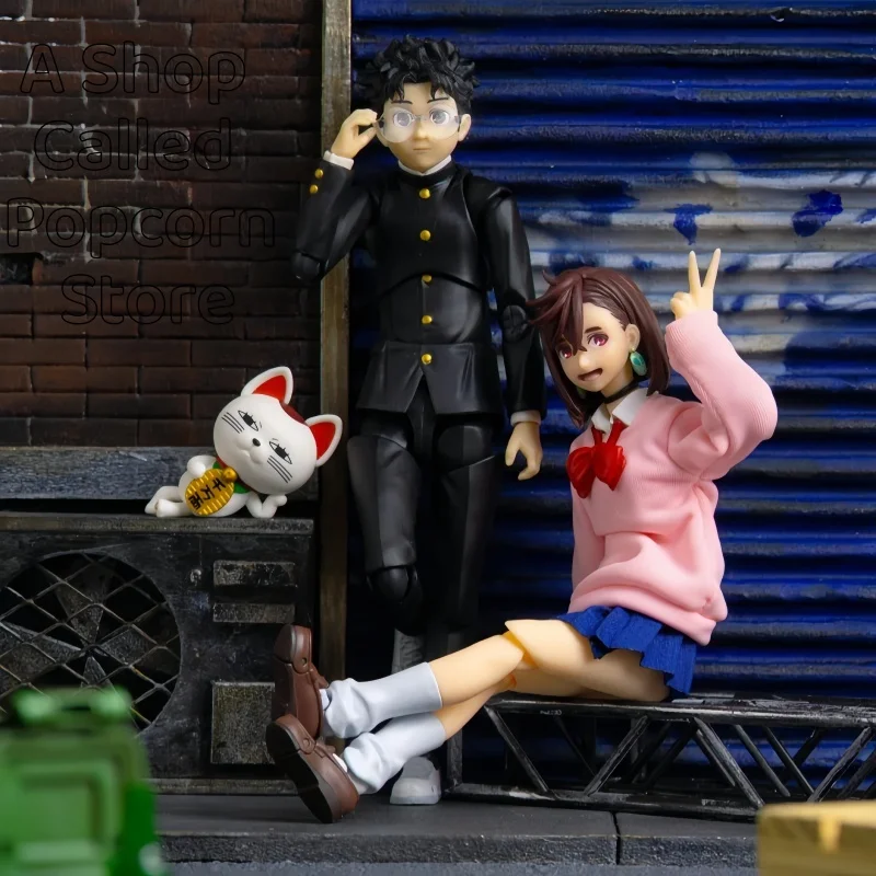 

В наличии Bandai оригинальные Shfiguarts Shf Dandadan Momo и Okarun аниме фигурка игрушки Коллекционные модели подарок