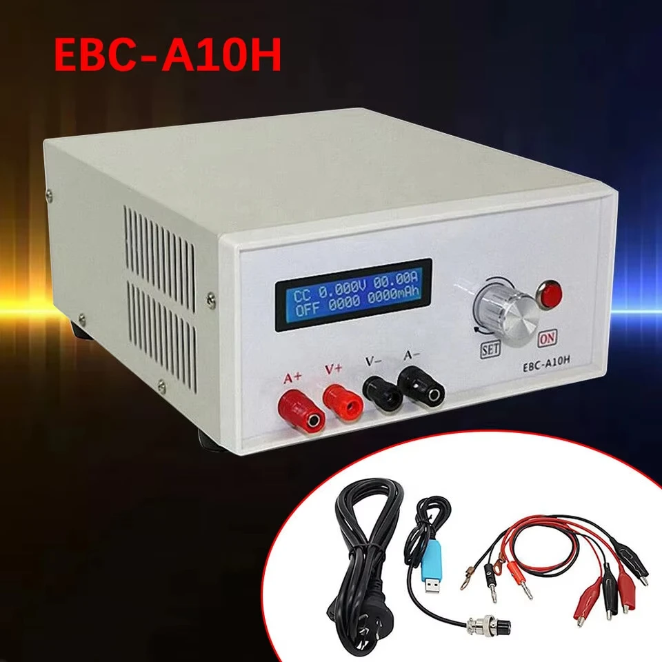 EBC-A10H 0-500mV 10A Small Cell Discharge Capacity Tester Electronic Load For AAA 1.5V Cylindrical Cell Cycle Testing