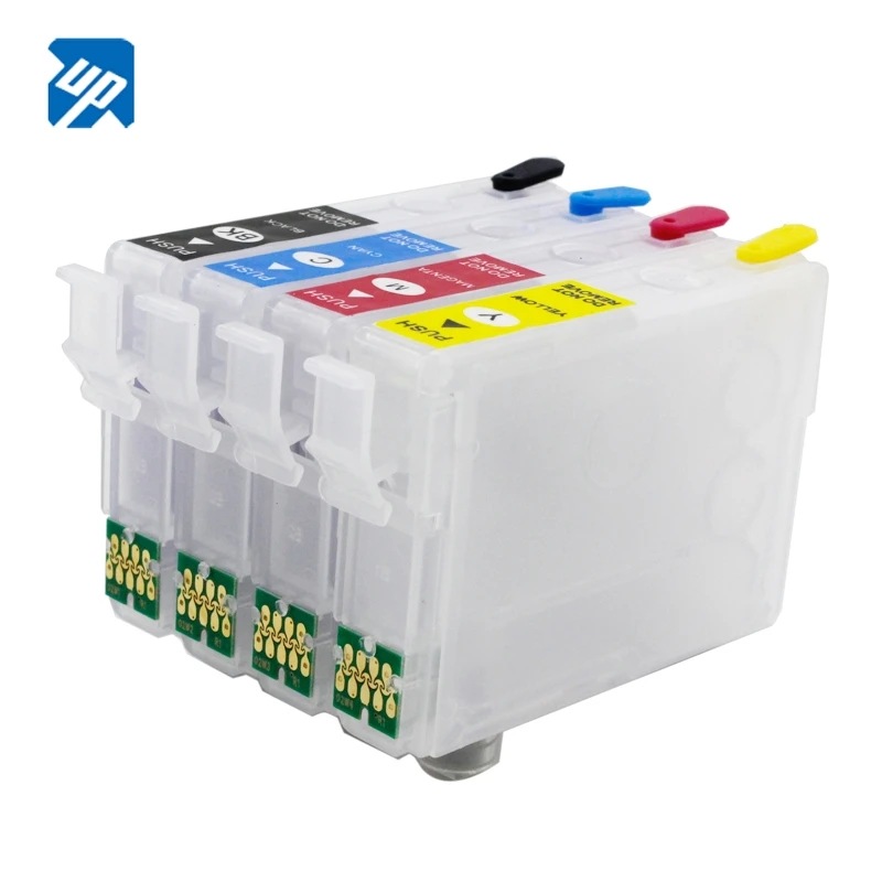 212XL 212 Refillable Ink Cartridge With one time Chip For Epson XP-4100 XP-4105 WF-2830 2850 2810 xp2100 XP-3100 XP-3105 Printer