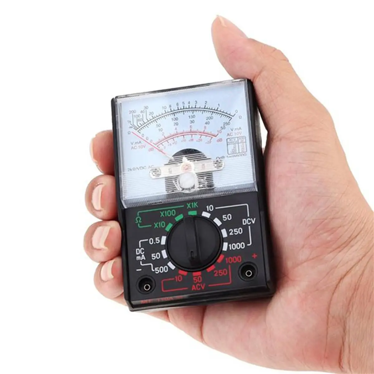 Home Tool Multimeter, Volt 1000V Voltmeter Amp Volt Ohm Voltage Tester Meter with Test Leads