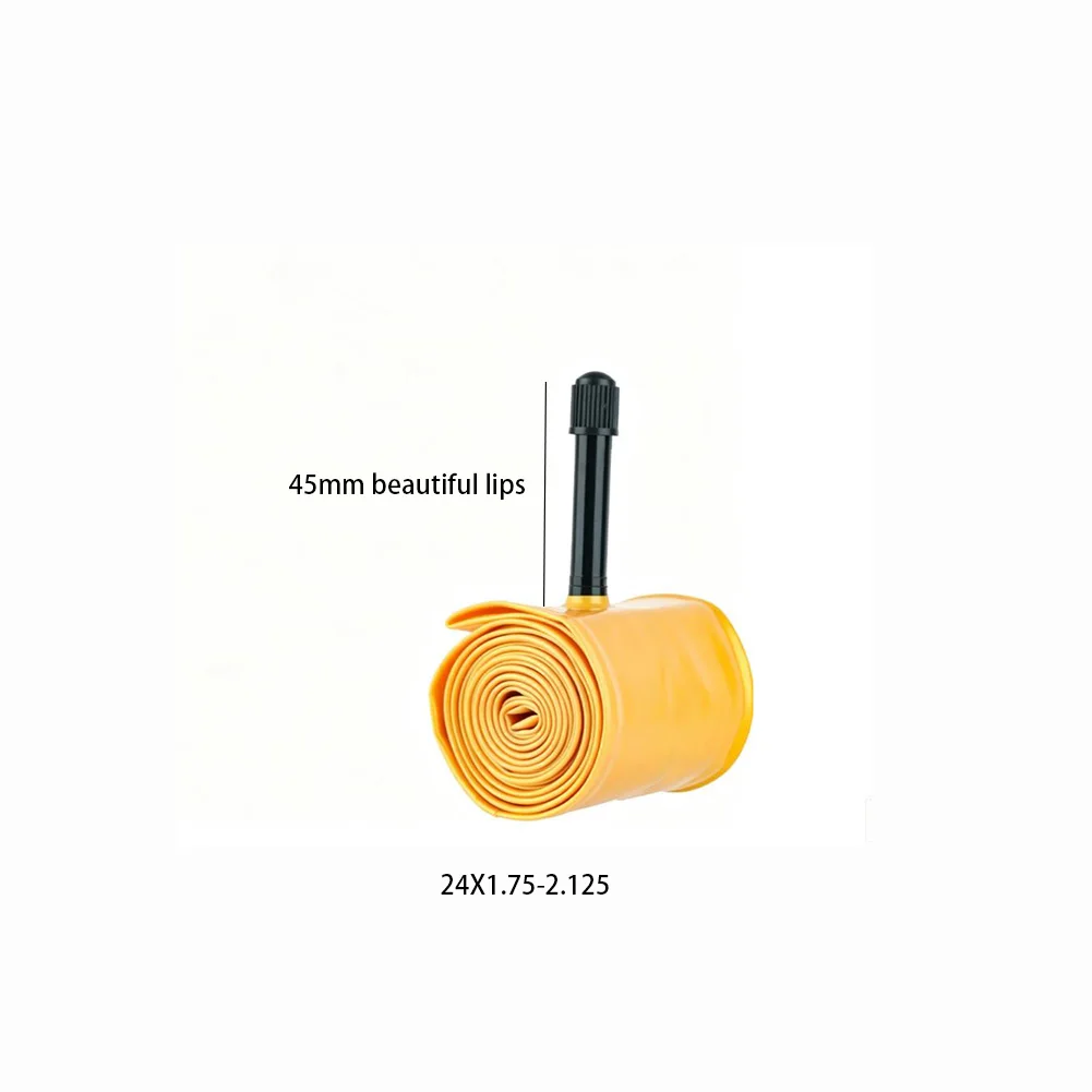 24 *1.75 Lightweight Bike Inner Tube Lightweight Bicycle Tube Secure Air Retention Reduced Overall Weight Parts