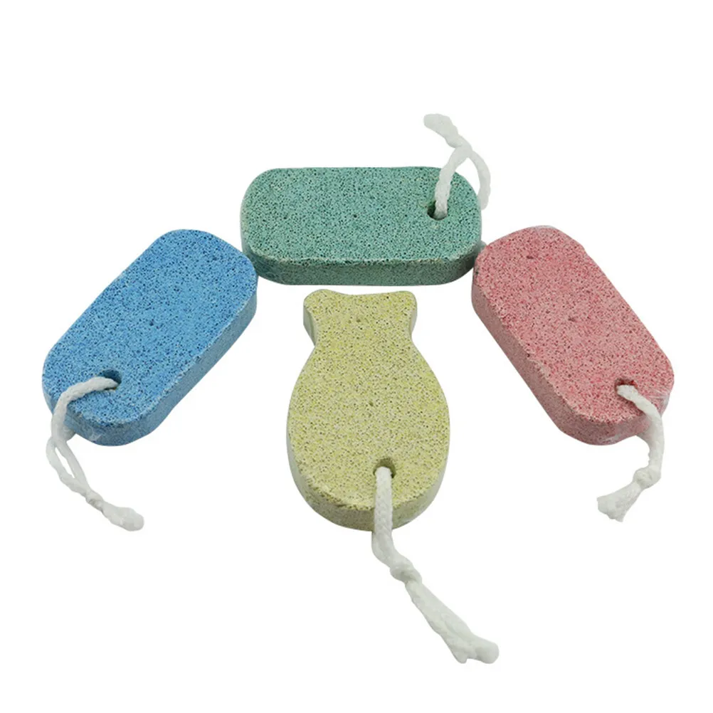 Natural Pumice Stone Foot Scrubber Callus Remover Dead Skin Remover Foot File Pedicure Tools Random Color Pumice Stone