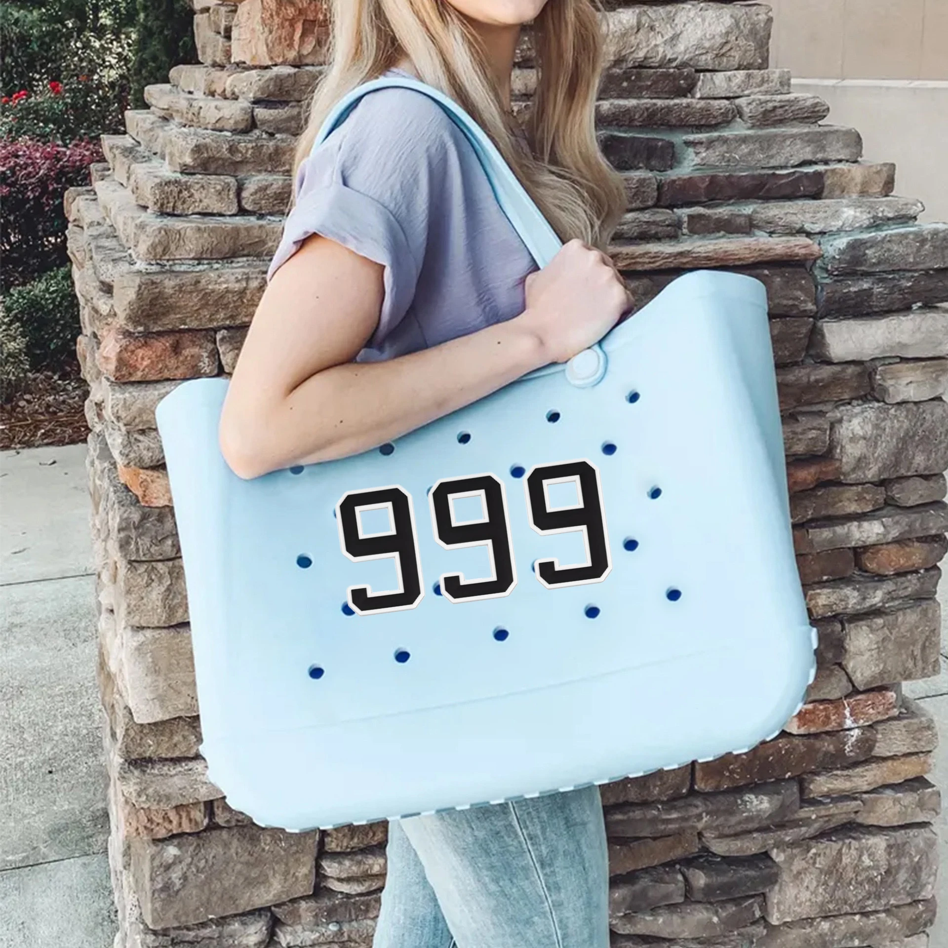 

Number 0-9 DIY Handbags Personality Accessories Every Day Is Different Rubber Paster Change Arbitrarily