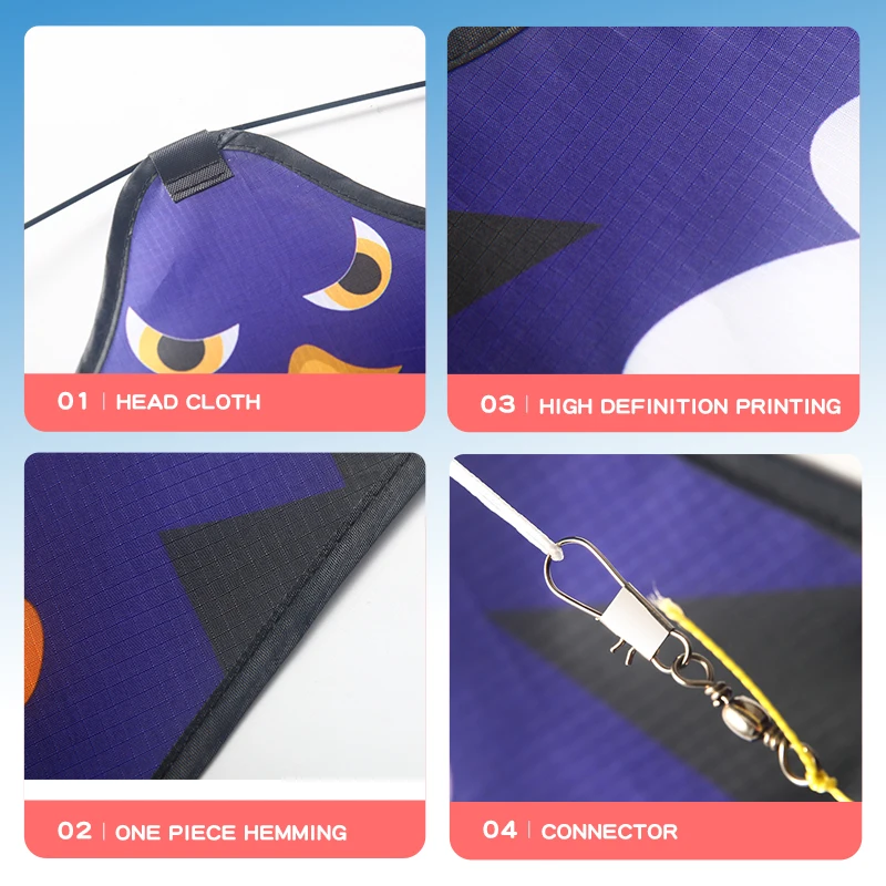 Yongjian 1.2- metros colorido pássaro repelindo águia, kite decoração de jardim repelente de pássaros pátio selvagem proteção de plantas de fazenda