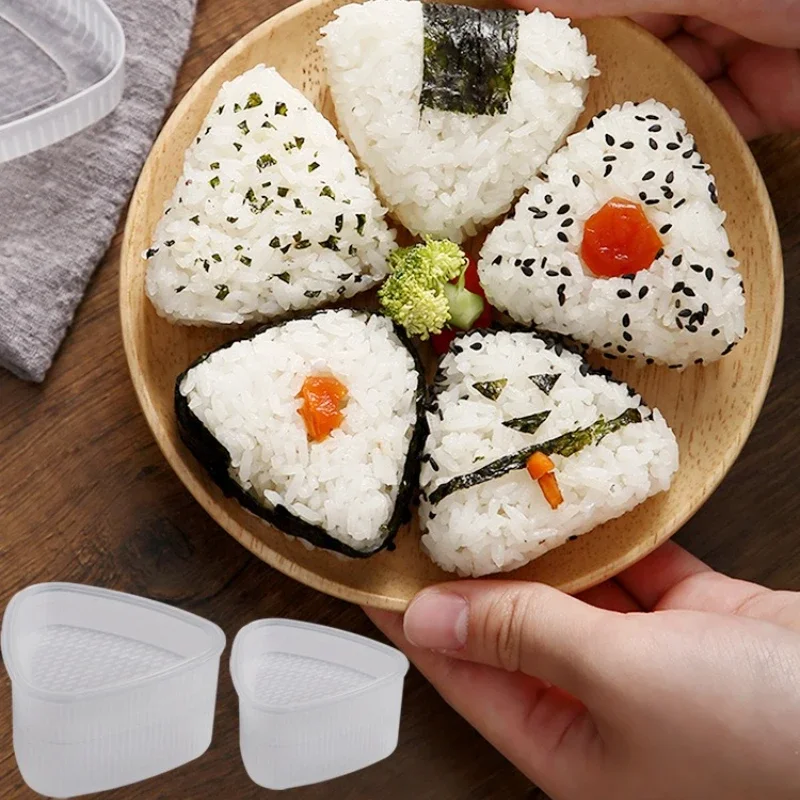 Sushi Mold, Triangle Sushi Maker Mold, Creative Onigiri Mould, Food Grade Rice Ball Mould, Portable Outdoor Sushi Bento Box
